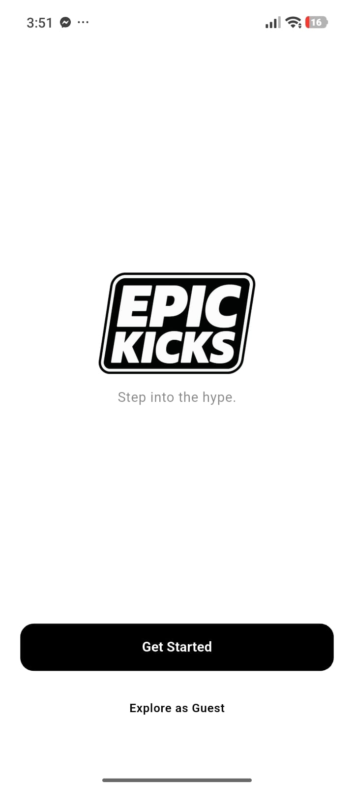 Epic Kicks — Onboarding