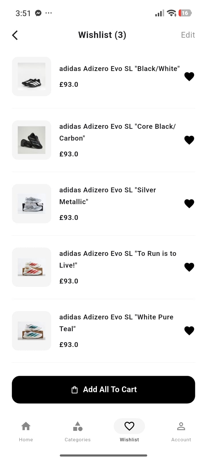Epic Kicks — Wishlist